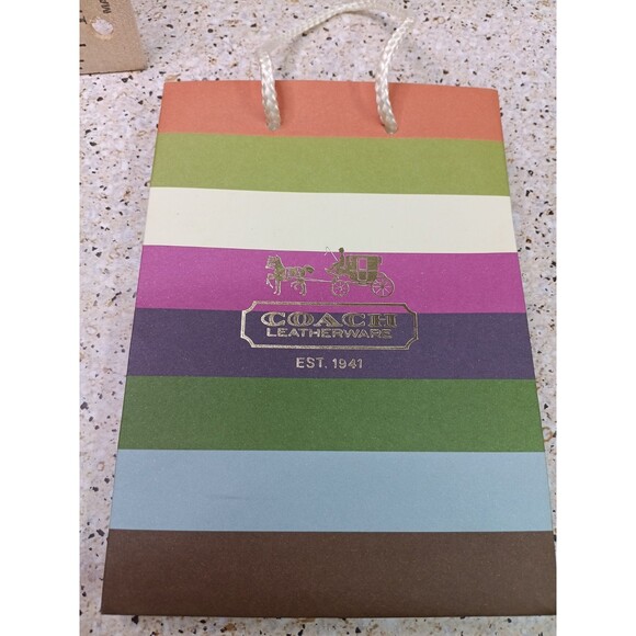 2009 Coach Striped Shopping Bag - Picture 3 of 4